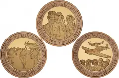 2020 80th Anniversary of the Battle of Britain Gold Proof £2 Coin Set - Jersey reverse