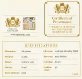 2020 80th Anniversary of the Battle of Britain Gold Proof £2 Coin Set - Jersey with cert