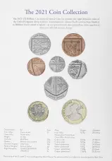 2021 United Kingdom Brilliant Uncirculated Annual Coin Set