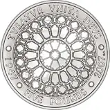 2007 UK Coin £5 / Crown Silver Proof Diamond Wedding 22014