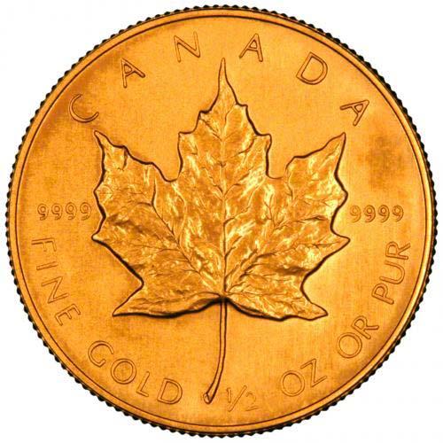 1989 Gold Maple 0.5 oz Coin | Chard