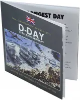 2019 The D-Day Landings Gold Proof Elizabeth II £5  Coin With Box with Cert Guernsey Unknown 3 Coins information booklet