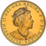 2020 George III Gold Proof Sovereign 5-Coin Set design reverse crop image chards obverse chards image