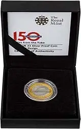 2013 UK Coin £2 Silver Proof London Underground - Roundel 22729