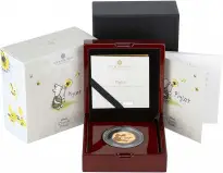 2020 Gold Proof Winnie The Pooh and Friends Piglet Pound Sterling 50 Pence  Coin United Kingdom The Royal Mint in presentation box