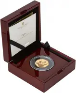 2020 Gold Proof Winnie The Pooh and Friends Piglet Pound Sterling 50 Pence  Coin United Kingdom The Royal Mint side view