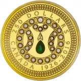 2016 Gold Proof Celebration of Her Majesty's 90th Birthday Coin Canada  reverse
