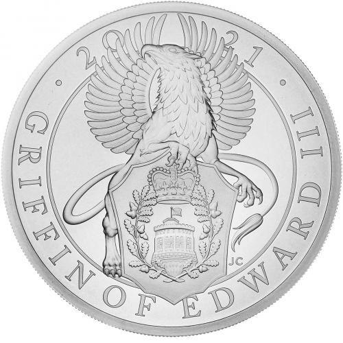 2021 Silver Proof Griffin 1 oz Coin | Chards