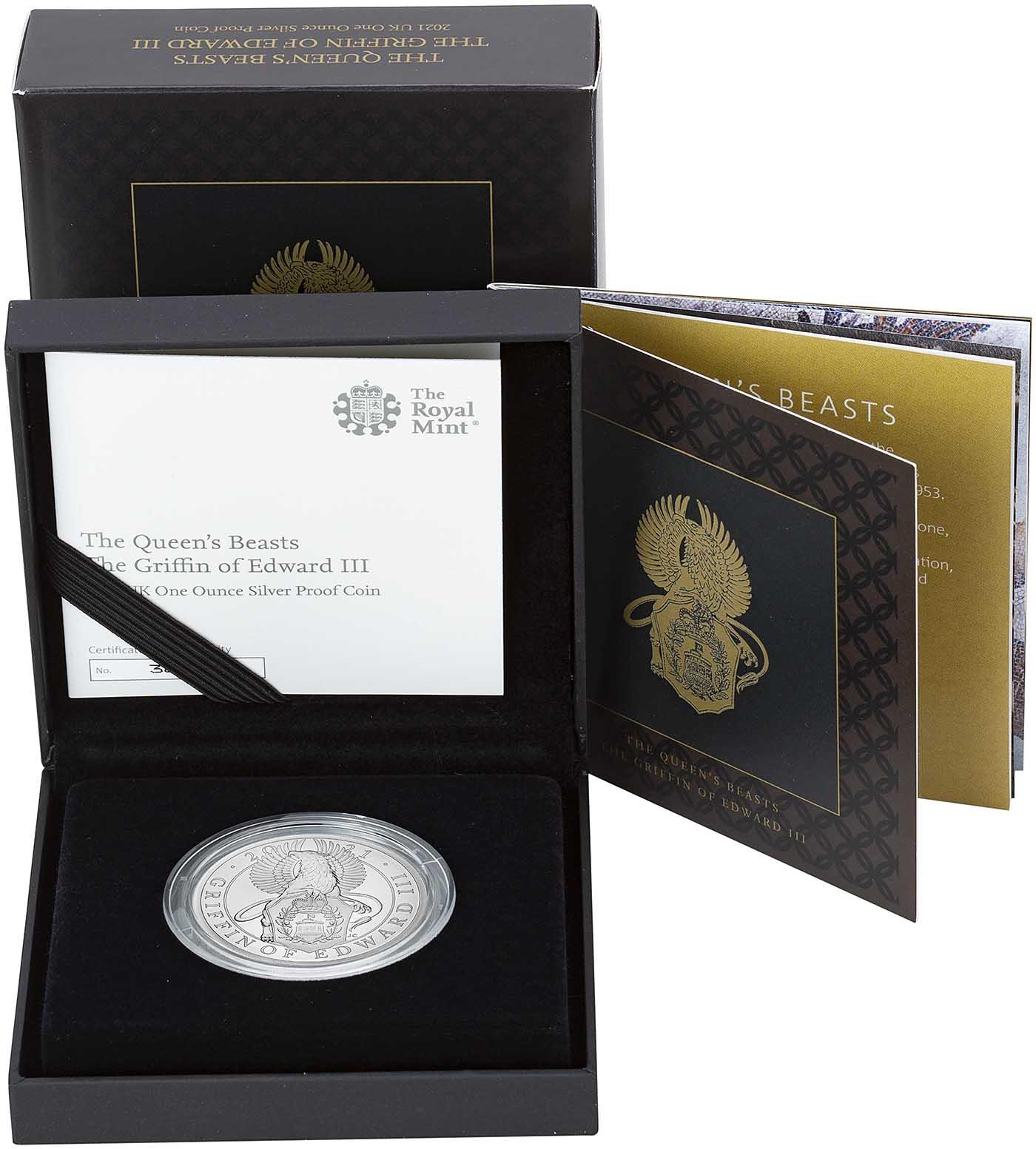 2021 Silver Proof Griffin 1 oz Coin | Chards