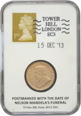 2013 Gold 0.25 oz Krugerrand Coin - Mandela Funeral
