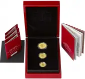 2016 Gold Proof Guinea 3 Coin Set - St Helena