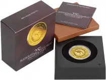2014 Gold Proof 1 oz Kangaroo Coin Perth Mint - 25th Anniversary