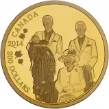 2014 Gold Proof Royal Generations 1 oz Coin reverse
