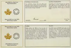 2014 Gold Proof Royal Generations 1 oz Coin with cert