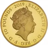2019 Gold Proof 5 oz Coin 200th Anniversary of the Birth of Queen Victoria obverse