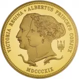 2019 Gold Proof 5 oz Coin 200th Anniversary of the Birth of Queen Victoria reverse