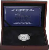 2017 Platinum Proof Platinum Wedding Anniversary Coin - Jersey