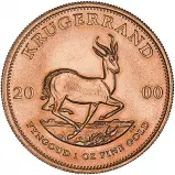 2000 1 oz Gold Krugerrand Bullion Coin