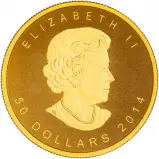 2014 Gold Proof Maple 4-Coin Set obverse 1oz