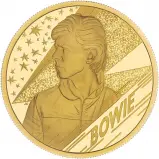 2020 Gold Proof 2 Ounce British Decimal Elizabeth II David Bowie Pound Sterling  Coin Single United Kingdom Reverse