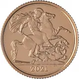 2021 Gold Half Sovereign Bullion Coin