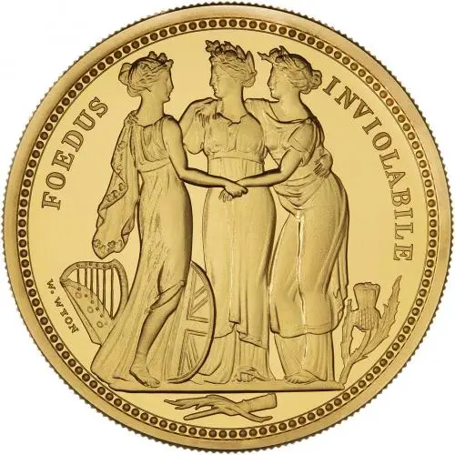 2020 Gold Proof 2 Ounce British Decimal Elizabeth II Three Graces Pound Sterling £200  Coin Single United Kingdom The Royal Mint reverse