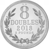 2013 Silver 8 Doubles Coin - Guernsey