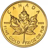 1994 Gold Maple Leaf 0.05 oz Bullion Coin
