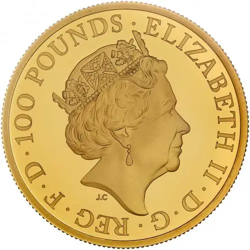 2021 Gold Proof Core Range Britannia 6-Coin Set obverse of 1oz