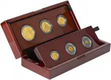 2021 Gold Proof Core Range Britannia 6-Coin Set in box side view