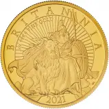 2021 Gold Proof Core Range Britannia 6-Coin Set reverse design