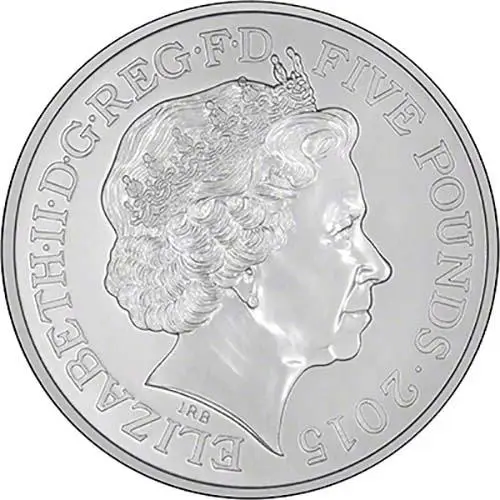 2015 UK Coin £5 / Crown BU Winston Churchill 23059