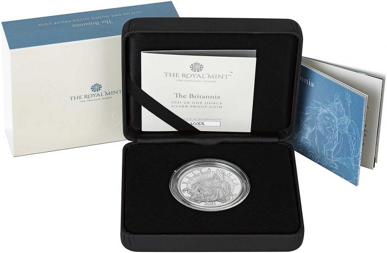 2021 1 oz Silver Proof Core Range Britannia Coin | Chards