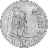 2015 Big Ben £100 BU 2 oz Silver Coin - Pre-Owned