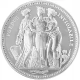 2020 Silver Proof 5 Ounce British Decimal Elizabeth II Three Graces £10 Coin With Box with Cert United Kingdom The Royal Mint reverse