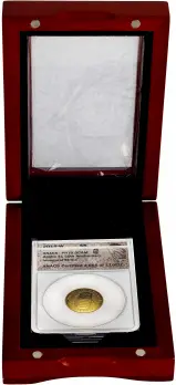 2019 Gold Proof 50th Anniversary Moon landing $5 Coin With Box with Cert PR-70 in box