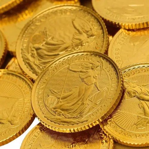 Best Value Britannia 0.1 oz Gold Coin - Minty chgards image crop 2 dates may vary
