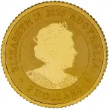 2020 Gold Half Gram Kangaroo Nugget $2  Coin Single Australia obverse
