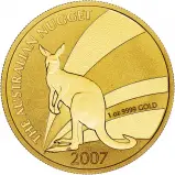2007 Gold 1 oz Kangaroo Nugget $100 Perth Mint Bullion Coin