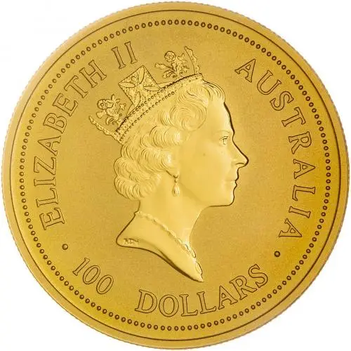 1997 Gold 1 Ounce Year of the Ox  Coin Single Australia Perth Mint obverse
