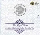 2015 UK Coin £5 / Crown BU Royal Birth of Princess Charlotte