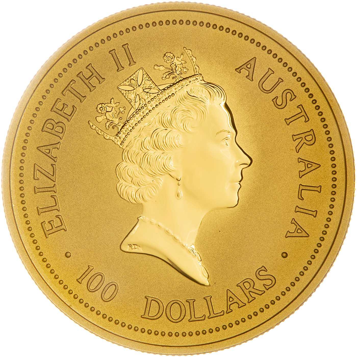 1998 1 oz Gold Tiger Perth Mint Coin | Chards