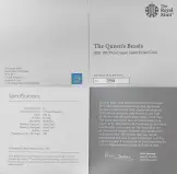 2021 Queen's Beasts 2 oz Silver Proof Coin - 'Completer' Coin cert and specs
