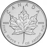 2008 Canadian Maple Leaf 1 oz Silver Bullion Coin - Pre-Owned