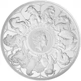 2021 Queen's Beasts 10 oz Silver Proof Coin - Completer Coin reverse