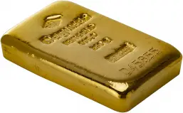 Gold 250 Gram Bar Degussa - Pre-Owned side view