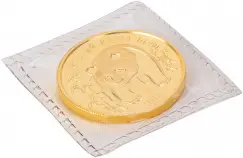 1986 Chinese Panda 1 oz Gold Bullion Coin  display
