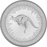 2021 Kangaroo 1 oz Silver Perth Mint Bullion Coin Pre-Owned
