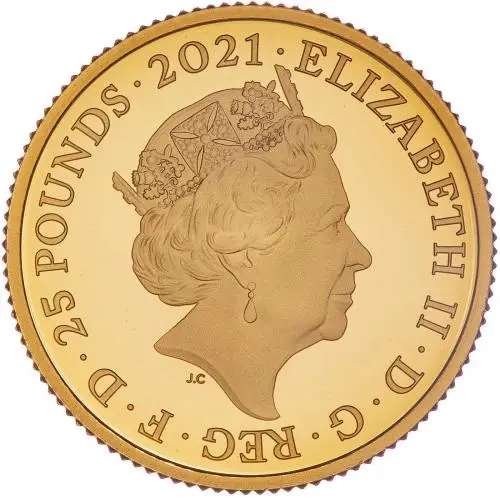 2021 The Who - Music Legends 0.25 oz Gold Proof Coin obverse