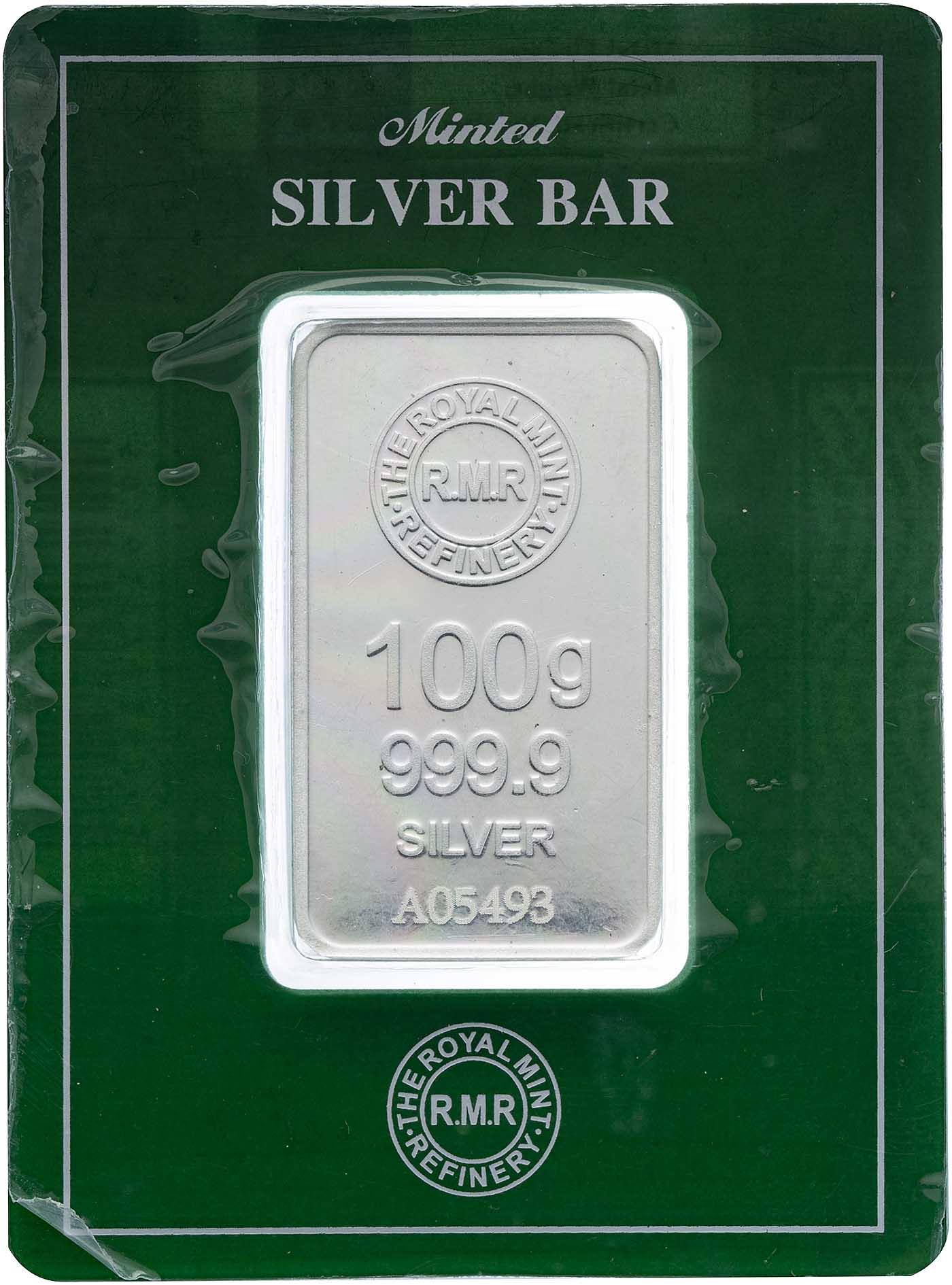 Royal Mint 100g Silver Bar PreOwned Chard £112.73